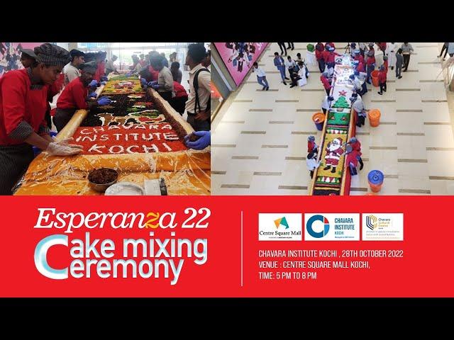 Cake Mixing Ceremony | Chavara Institute Kochi | Esparanza 2022