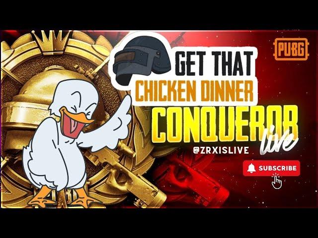 Road to Conqueror:  ZRXisLIVE in BGMI Live Action | BGMI LIVE | #day43 |