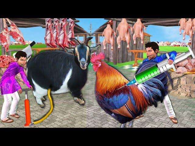 Lalchi Bakri Mutton Wala Hindi Stories Collection Greedy Chicken Wala Funny Comedy Video Collection