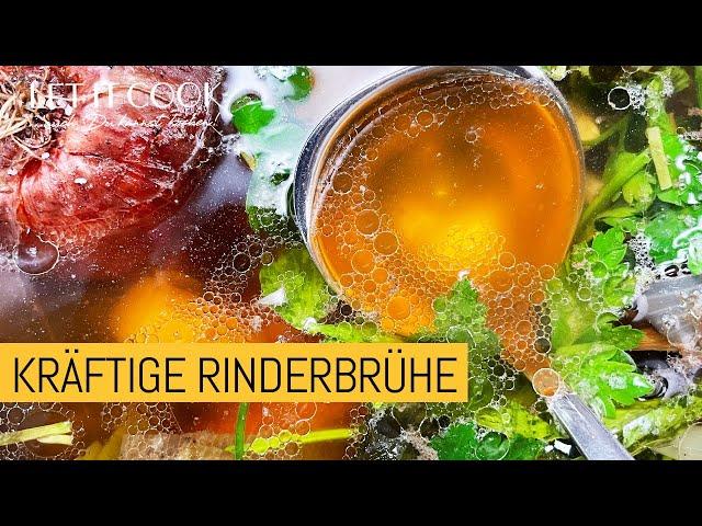 Kräftige Rinderbrühe, eine Gute Basis für fast alles