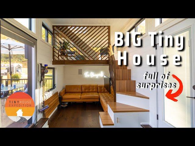 Couple's STUNNING Tiny House! Ditched NYC rent for simple living