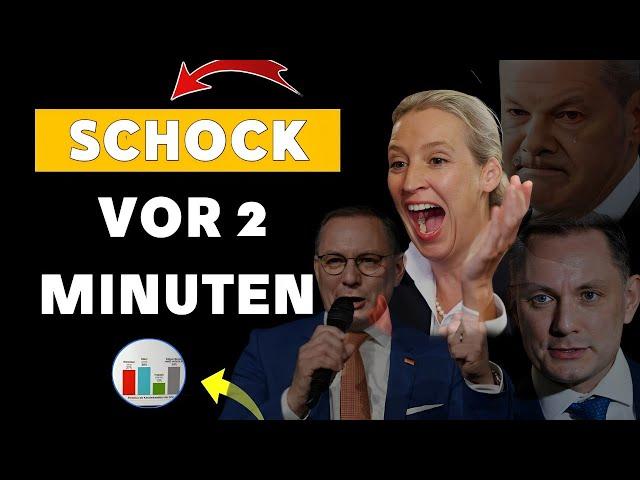 Union in Panik: Zum ersten Mal in der Geschichte steht die AfD unangefochten an der Spitze!