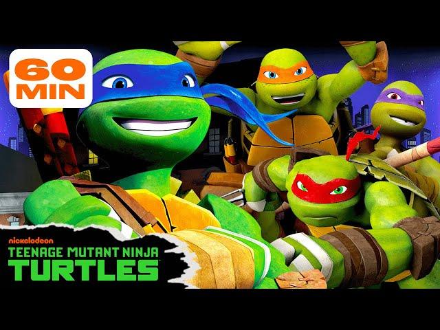 60 MINUTES of Leo's Best BATTLES from Season 1 of TMNT (2012)! ️ | Teenage Mutant Ninja Turtles