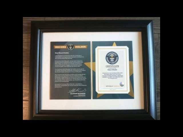 Easiest Guinness World Record - How to get a Guinness Record