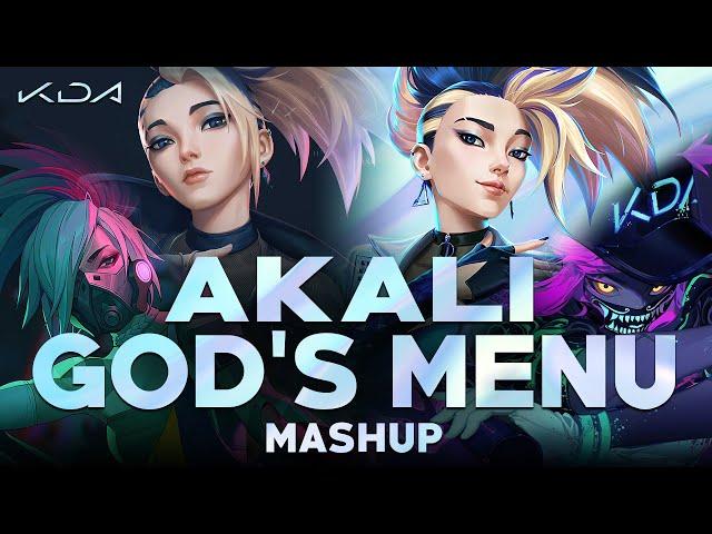 K/DA AKALI - GOD'S MENU (ft Eve & Ahri, Soyeon & Miyeon from (G)I-DLE, Madison Beer)