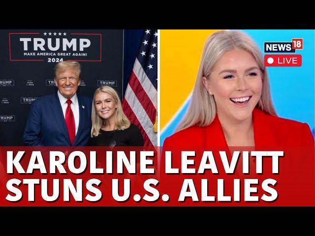 Karoline Leavitt Live | Donald Trump | Ukraine | Canada | Elon Musk | Biden | Zelensky | Putin |N18G