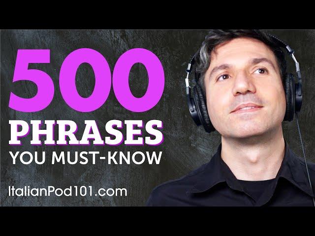 500 Phrases Every Italian Beginner Must Know