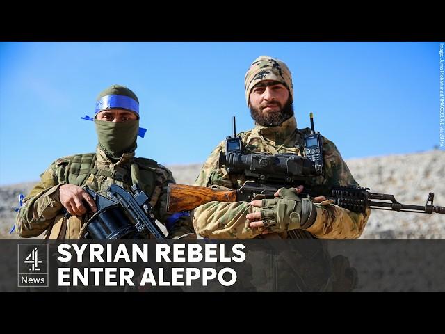 Syrian rebels reach city of Aleppo eight years after being driven out