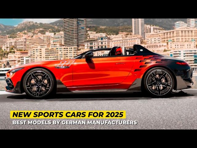 10 New Sports Cars by German Automakers in 2025 (Design & Tech Walkaround)