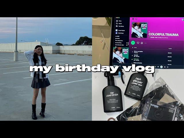 s3 vlog my 17th birthday, new collectbook, eating shaved ice and present unboxing!