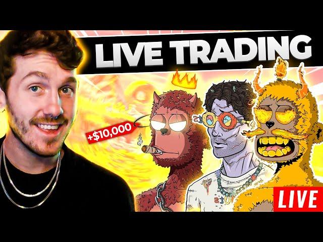  LIVE-TRADING CHALLENGE! SOL NFTs! NFTs TO BUY! NEXT DEFI AIRDROP! | Jerzy NFT MEME COINS! $BONK