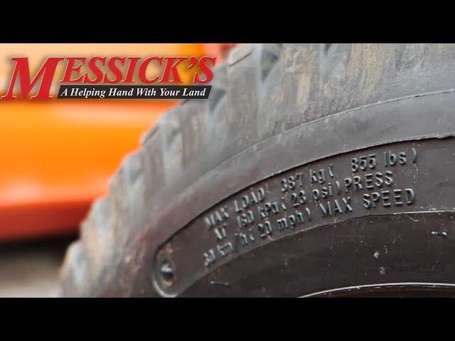 Tractor tire inflation tips