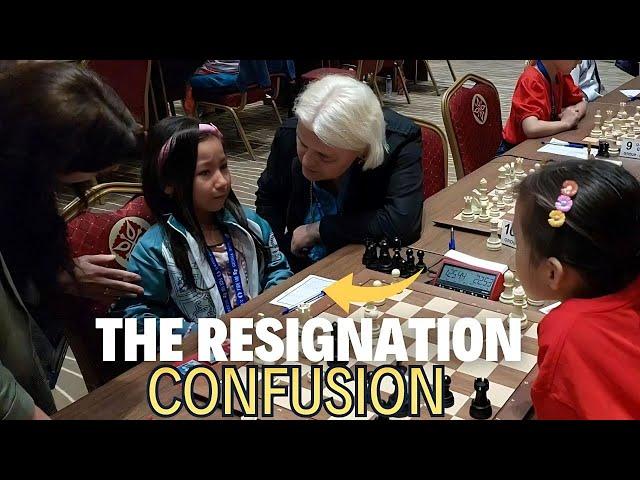 The Resignation Confusion | Munisa vs Gao Anne | FIDE World Cup Youngsters 2024