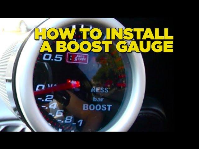 How To Install Boost Gauge DIY