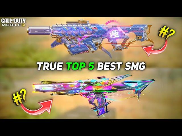 True Top 5 best SMG in Cod Mobile Season 2 (2025) #codm