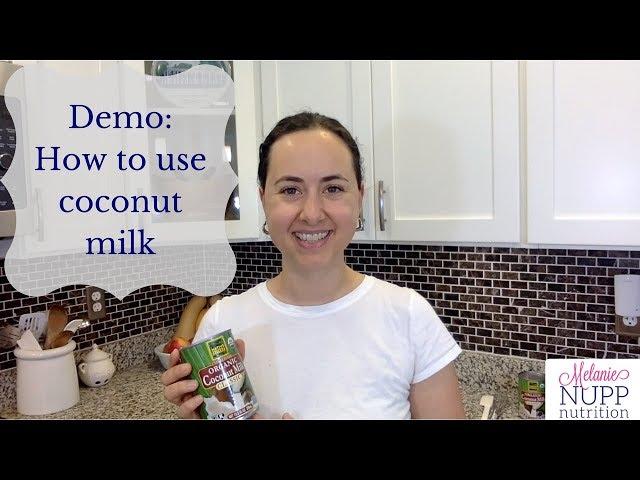 Demo: How to use coconut milk