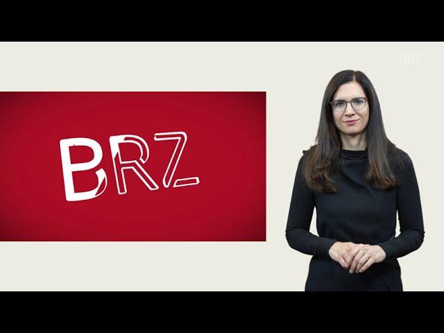 Das Bundesrechenzentrum (BRZ) erklärt in Gebärdensprache