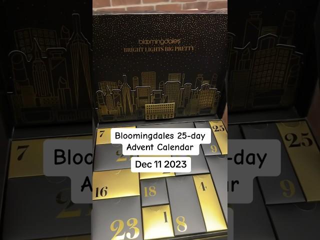 Bloomingdales Advent Calendar DAY 11 #shorts #adventcalendar #perfume