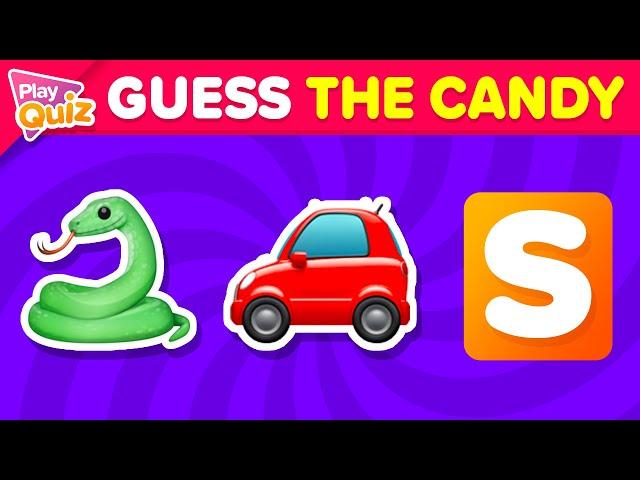 Guess the Candy by emojis   | PlayQuiz Challenge