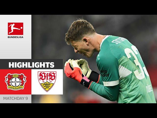 Nübel Unbeatable | Bayer 04 Leverkusen - VfB Stuttgart | Highlights | MD9 – Bundesliga 2024/25