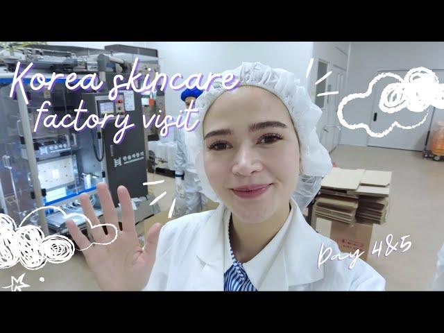 Korea Vlog Day 4&5: Skincare Factory Visit, Cafe hopping, Itaewon Night & more!