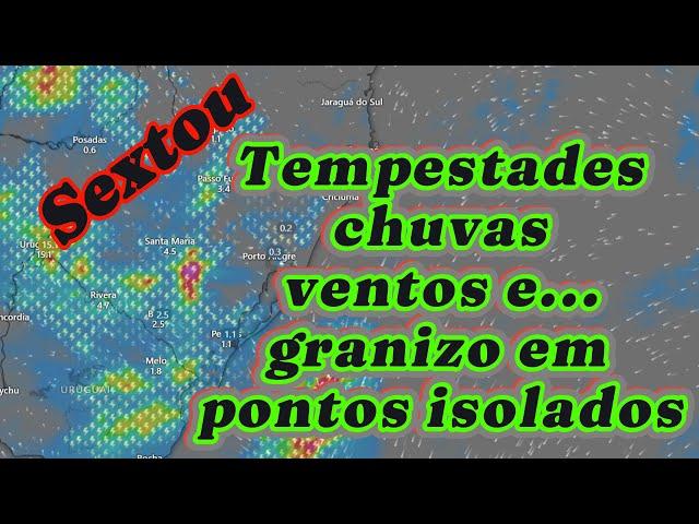 Friday with Storms and isolated hail