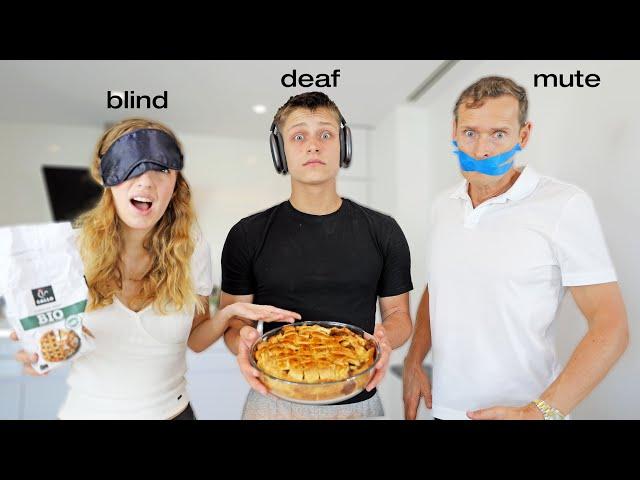 BLIND, DEAF, AND MUTE BAKING