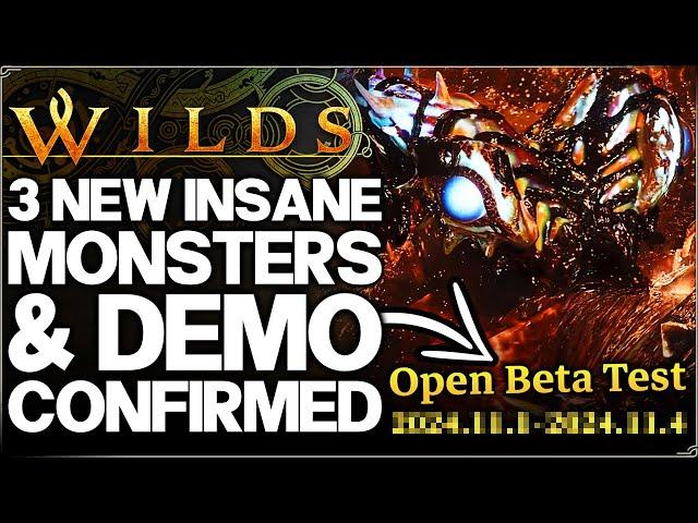 NEW MONSTER HUNTER WILDS TRAILER - Demo Coming, Elder Dragon, 3 BIG New Monsters, New Locale & More!