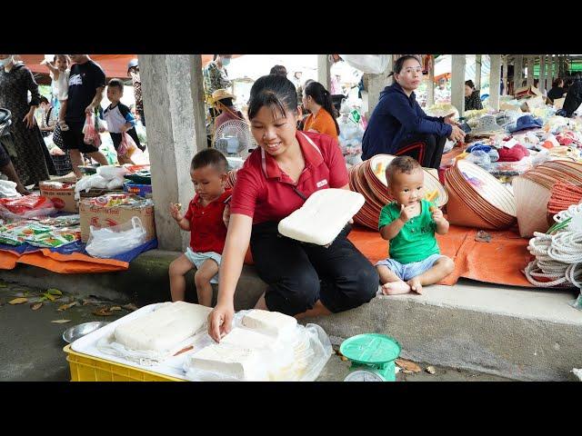 Single Mom - How to make peanuts from soybeans goes to the market sell, Cooking | Lý Thị Ngoan