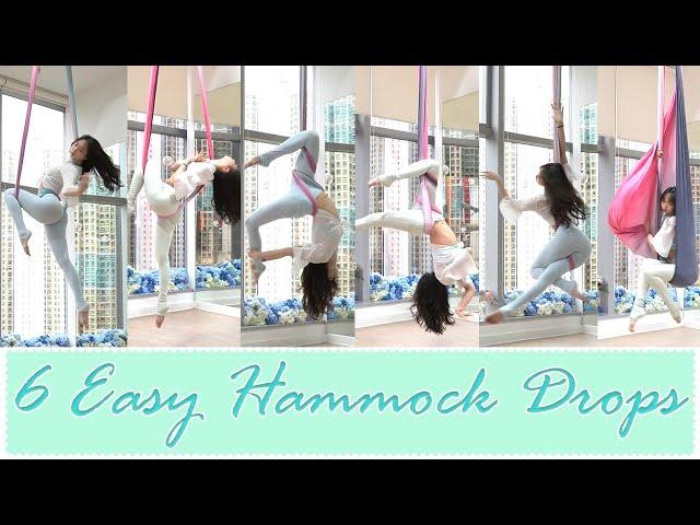 Aerial Hammock Dance - 6 easy hammock drop tricks (beginner to intermediate levels)