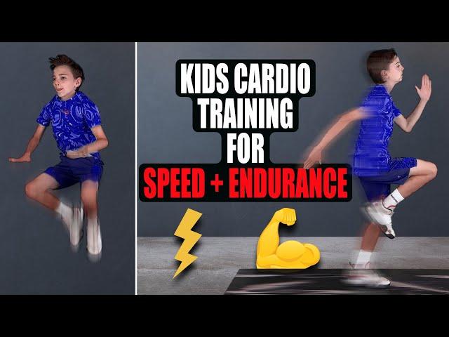 "GET FAST" KIDS WORKOUT (Kids Exercises To Build Speed & Endurance)