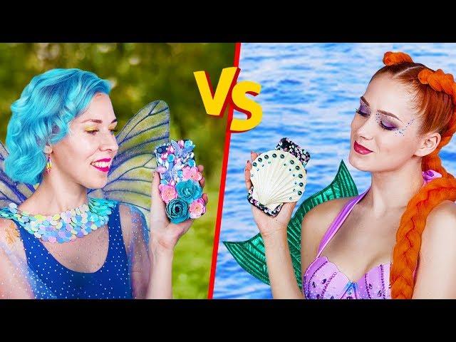 10 DIY Mermaid vs Fairy Lifestyle Ideas