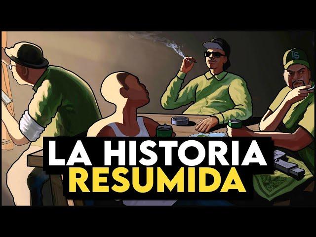 LA HISTORIA COMPLETA RESUMIDA DE GTA SAN ANDREAS!