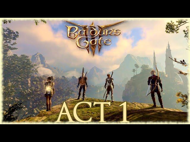 Baldur's Gate 3 - Act 1 Longplay 100% Walkthrough Part 1 [No Commentary] 4k