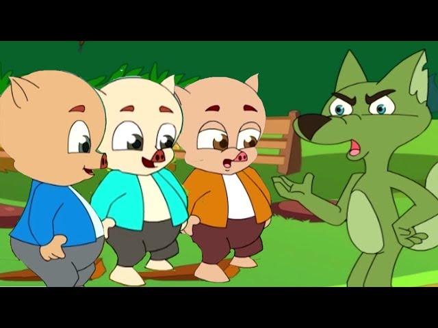 Three Little Pigs & The Big Bad Wolf - Malayalam Fairy Tales  - മൂന്നു ചെറിയ പന്നികളും  - ചെറു കഥകൾ