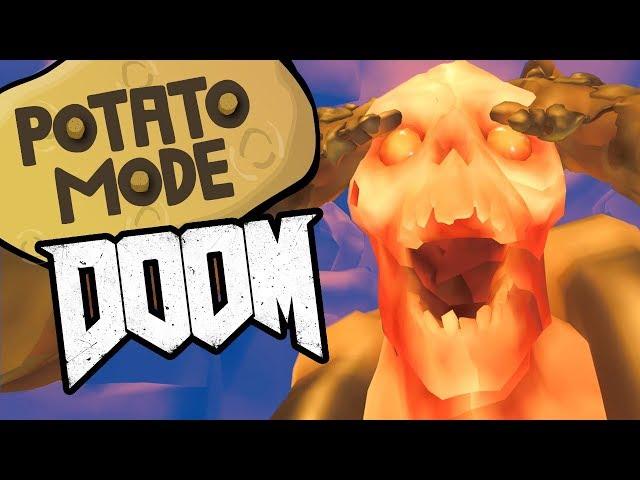 We Send Doom's Graphics To Hell And Back | Potato Mode