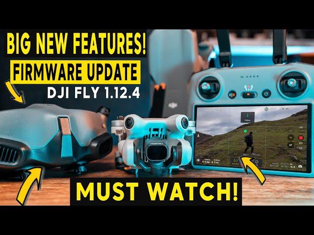 HUGE NEW FIRMWARE UPDATE! DJI FLY 1.12.4 | DJI Mini 4 Pro / Air 3