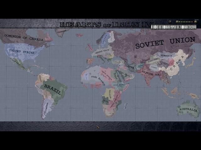 HOI4 timelapse with Historical Immersion Event Pack