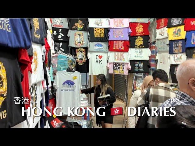 Hong Kong Vlog | Shopping at the Ladies' Market in Mong Kok !