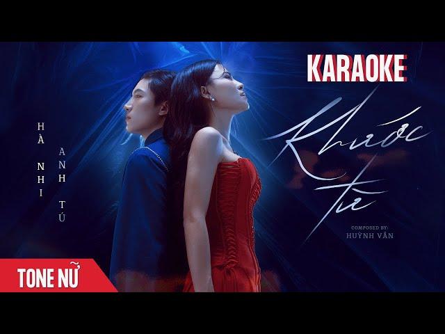 Hà Nhi ft Anh Tú - Khước Từ I Karaoke Beat Nữ