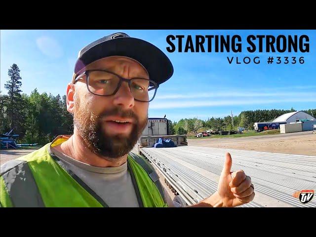 STARTING STRONG | My Trucking Life | Vlog 3336