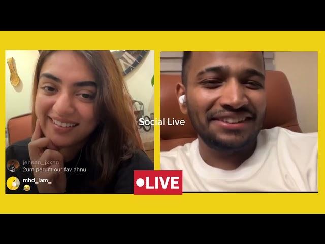 Nazriya Fahad and Basil Joseph LIVE