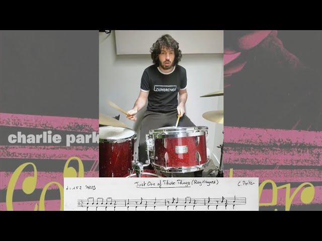 Roy Haynes drum cover #4 / Just One of Those Things - The Cole Porter Song Book (C. Parker, 1954)