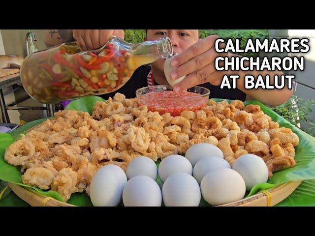 CALAMARES | CHICHARON | BALUT | PUTOK BATOK | FILIPINO STREETFOOD | MUKBANG PHILIPPINES