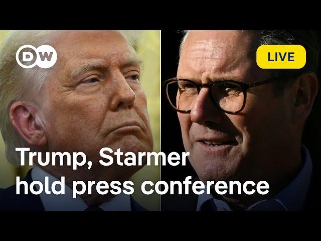 US President Trump and British PM Starmer hold press conference | DW News