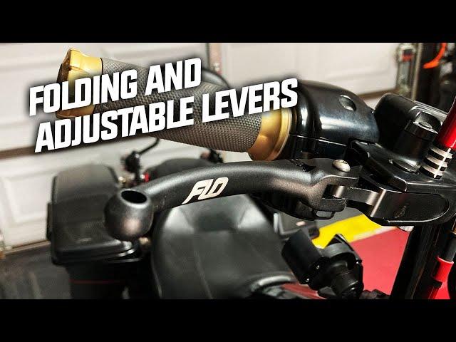 MX Style Adjustable Levers for your Harley | FLO Motorsports