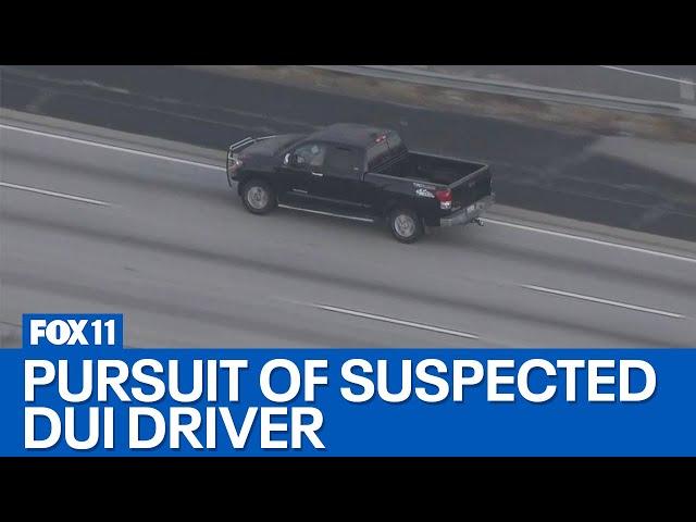 Police chase underway on 405 Freeway in LA County