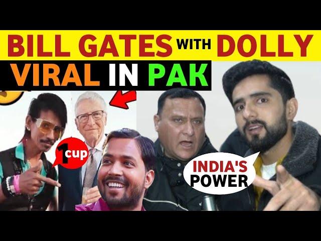 BILL GATES WITH DOLLY CHAIWALA, DOLLY CHAIWALA VIDEO WITH BILL GATES IN INDIA, PAK MEDIA SHOCKING