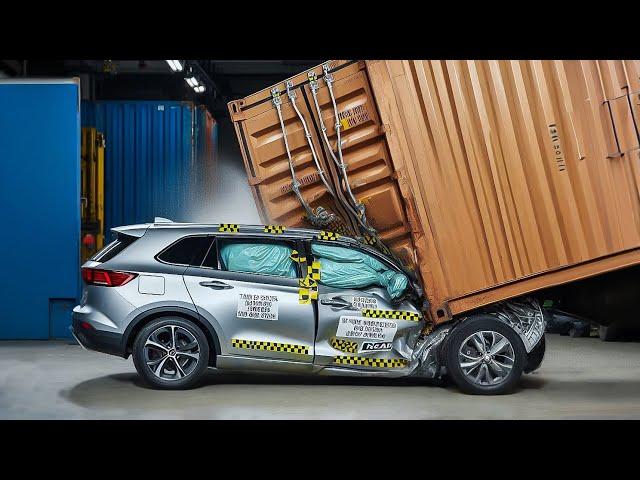 CAR VS TRUCK CRASH TEST #top10