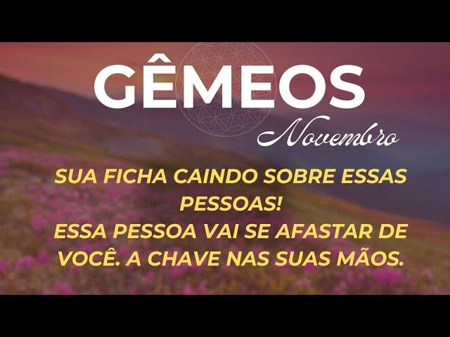 ️GÊMEOS| SUA FICHA CAINDO SOBRE ESSAS PESSOAS! ESSA PESSOA VAI SE AFASTAR DE VOCÊ. A CHAVE...